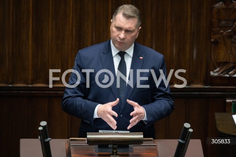  26.03.2026 WARSZAWA<br />POSIEDZENIE SEJMU<br />N/Z PRZEMYSLAW CZARNEK<br />FOT. MARCIN BANASZKIEWICZ/FOTONEWS  