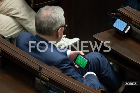  26.03.2026 WARSZAWA<br />POSIEDZENIE SEJMU<br />N/Z POSEL MECZ POLSKIEJ REPREZENTACJI<br />FOT. MARCIN BANASZKIEWICZ/FOTONEWS  