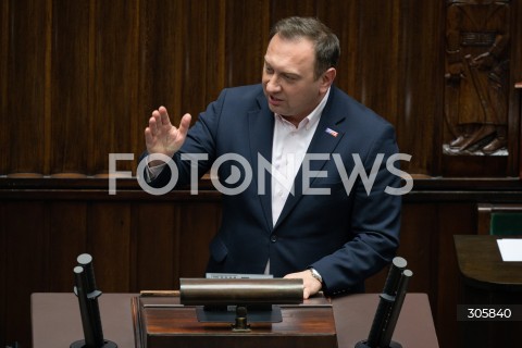  26.03.2026 WARSZAWA<br />POSIEDZENIE SEJMU<br />N/Z TOMASZ TRELA<br />FOT. MARCIN BANASZKIEWICZ/FOTONEWS  