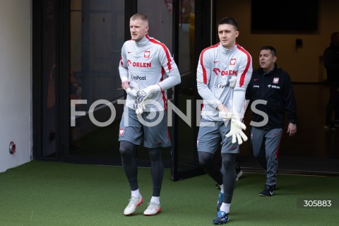  29.03.2026 WARSZAWA<br />TRENING REPREZENTACJI POLSKI W PILCE NOZNEJ<br />N/Z BARTOSZ MROZEK MATEUSZ KOCHALSKI<br />FOT. MARCIN BANASZKIEWICZ/FOTONEWS  