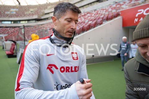  29.03.2026 WARSZAWA<br />TRENING REPREZENTACJI POLSKI W PILCE NOZNEJ<br />N/Z ROBERT LEWANDOWSKI<br />FOT. MARCIN BANASZKIEWICZ/FOTONEWS  
