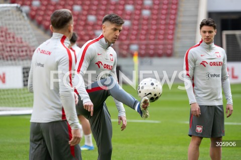 29.03.2026 WARSZAWA<br />TRENING REPREZENTACJI POLSKI W PILCE NOZNEJ<br />N/Z KRZYSZTOF PIATEK NICOLA ZALEWSKI<br />FOT. MARCIN BANASZKIEWICZ/FOTONEWS  