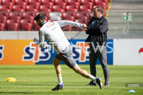  29.03.2026 WARSZAWA<br />TRENING REPREZENTACJI POLSKI W PILCE NOZNEJ<br />N/Z JAN URBAN ROBERT LEWANDOWSKI<br />FOT. MARCIN BANASZKIEWICZ/FOTONEWS  