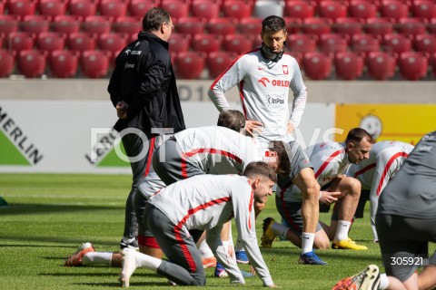  29.03.2026 WARSZAWA<br />TRENING REPREZENTACJI POLSKI W PILCE NOZNEJ<br />N/Z JAN URBAN ROBERT LEWANDOWSKI<br />FOT. MARCIN BANASZKIEWICZ/FOTONEWS  