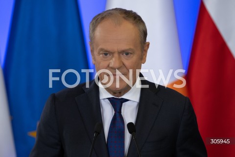  31.03.2026 WARSZAWA<br />SPOTKANIE PREMIERA DONALDA TUSKA Z PREMIEREM REPUBLIKI IRLANDII MICHEALEM MARTINEM<br /><br />MEETING OF THE PRIME MINISTER OF POLAND DONALD TUSK WITH THE TAOISEACH OF THE REPUBLIC OF IRELAND MICHEAL MARTIN<br /><br />N/Z PREMIER DONALD TUSK<br />FOT. MARCIN BANASZKIEWICZ/FOTONEWS  
