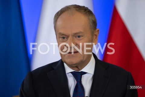  31.03.2026 WARSZAWA<br />SPOTKANIE PREMIERA DONALDA TUSKA Z PREMIEREM REPUBLIKI IRLANDII MICHEALEM MARTINEM<br /><br />MEETING OF THE PRIME MINISTER OF POLAND DONALD TUSK WITH THE TAOISEACH OF THE REPUBLIC OF IRELAND MICHEAL MARTIN<br /><br />N/Z PREMIER DONALD TUSK<br />FOT. MARCIN BANASZKIEWICZ/FOTONEWS  