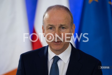  31.03.2026 WARSZAWA<br />SPOTKANIE PREMIERA DONALDA TUSKA Z PREMIEREM REPUBLIKI IRLANDII MICHEALEM MARTINEM<br /><br />MEETING OF THE PRIME MINISTER OF POLAND DONALD TUSK WITH THE TAOISEACH OF THE REPUBLIC OF IRELAND MICHEAL MARTIN<br /><br />N/Z MICHEAL MARTIN<br />FOT. MARCIN BANASZKIEWICZ/FOTONEWS  
