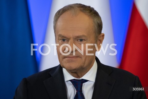 31.03.2026 WARSZAWA<br />SPOTKANIE PREMIERA DONALDA TUSKA Z PREMIEREM REPUBLIKI IRLANDII MICHEALEM MARTINEM<br /><br />MEETING OF THE PRIME MINISTER OF POLAND DONALD TUSK WITH THE TAOISEACH OF THE REPUBLIC OF IRELAND MICHEAL MARTIN<br /><br />N/Z PREMIER DONALD TUSK<br />FOT. MARCIN BANASZKIEWICZ/FOTONEWS  