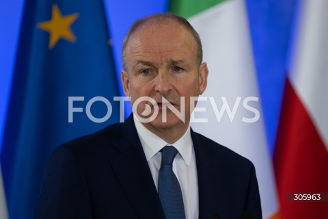  31.03.2026 WARSZAWA<br />SPOTKANIE PREMIERA DONALDA TUSKA Z PREMIEREM REPUBLIKI IRLANDII MICHEALEM MARTINEM<br /><br />MEETING OF THE PRIME MINISTER OF POLAND DONALD TUSK WITH THE TAOISEACH OF THE REPUBLIC OF IRELAND MICHEAL MARTIN<br /><br />N/Z MICHEAL MARTIN<br />FOT. MARCIN BANASZKIEWICZ/FOTONEWS  