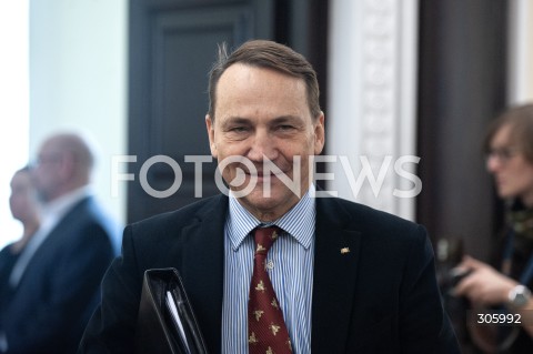  08.04.2026 WARSZAWA<br />POSIEDZENIE RADY MINISTROW<br />N/Z RADOSLAW SIKORSKI<br /> 