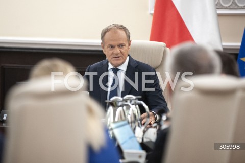 Posiedzenie Rady Ministrów w Warszawie