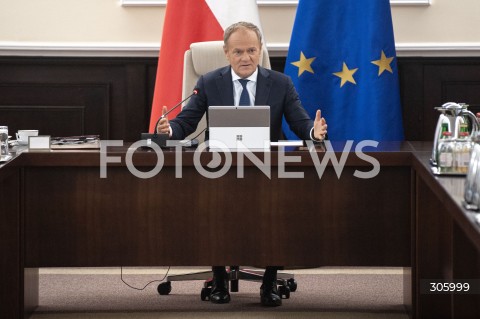  08.04.2026 WARSZAWA<br />POSIEDZENIE RADY MINISTROW<br />N/Z PREMIER DONALD TUSK<br /> 