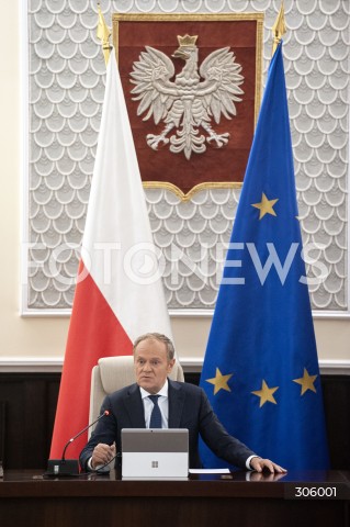  08.04.2026 WARSZAWA<br />POSIEDZENIE RADY MINISTROW<br />N/Z PREMIER DONALD TUSK<br /> 