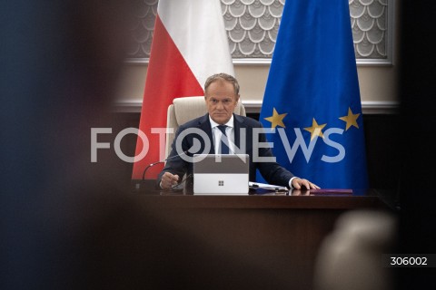  08.04.2026 WARSZAWA<br />POSIEDZENIE RADY MINISTROW<br />N/Z PREMIER DONALD TUSK<br /> 