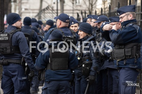  09.04.2026 WARSZAWA<br />TRYBUNAL KONSTYTUCYJNY<br />N/Z UCZESTNICY WYDARZENIA POLICJA<br /> 