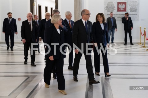  09.04.2026 WARSZAWA<br />DZIEN W SEJMIE<br />N/Z WLODZIMIERZ CZARZASTY DOROTA NIEDZIELA MONIKA WIELICHOWSKA BYLI SEDZIOWIE TK<br />FOT. MARCIN BANASZKIEWICZ/FOTONEWS  