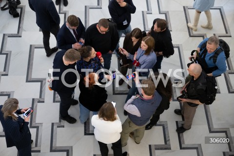  09.04.2026 WARSZAWA<br />DZIEN W SEJMIE<br />N/Z DZIENNIKARZE SEJM<br />FOT. MARCIN BANASZKIEWICZ/FOTONEWS  