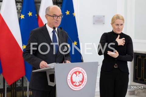  09.04.2026 WARSZAWA<br />DZIEN W SEJMIE<br />N/Z MARSZALEK WLODZIMIERZ CZARZASTY<br />FOT. MARCIN BANASZKIEWICZ/FOTONEWS  