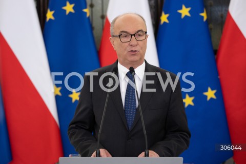  09.04.2026 WARSZAWA<br />DZIEN W SEJMIE<br />N/Z MARSZALEK WLODZIMIERZ CZARZASTY<br />FOT. MARCIN BANASZKIEWICZ/FOTONEWS  