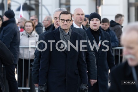  10.04.2026 WARSZAWA<br />OBCHODY ROCZNICY KATASTROFY SMOLENSKIEJ<br />N/Z MATEUSZ MORAWIECKI<br />FOT. MARCIN BANASZKIEWICZ/FOTONEWS  