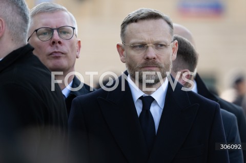  10.04.2026 WARSZAWA<br />OBCHODY ROCZNICY KATASTROFY SMOLENSKIEJ<br />N/Z SLAWOMIR CENCKIEWICZ ZBIGNIEW BOGUCKI<br />FOT. MARCIN BANASZKIEWICZ/FOTONEWS  