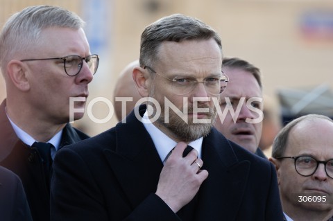 10.04.2026 WARSZAWA<br />OBCHODY ROCZNICY KATASTROFY SMOLENSKIEJ<br />N/Z SLAWOMIR CENCKIEWICZ ZBIGNIEW BOGUCKI<br />FOT. MARCIN BANASZKIEWICZ/FOTONEWS  