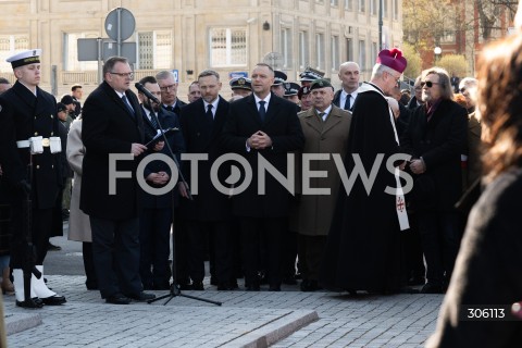  10.04.2026 WARSZAWA<br />OBCHODY ROCZNICY KATASTROFY SMOLENSKIEJ<br />N/Z PREZYDENT KAROL NAWROCKI WIESLAW KUKULA<br />FOT. MARCIN BANASZKIEWICZ/FOTONEWS  