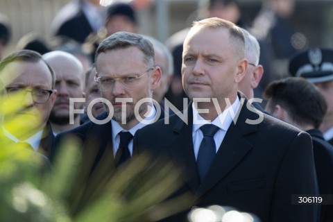  10.04.2026 WARSZAWA<br />OBCHODY ROCZNICY KATASTROFY SMOLENSKIEJ<br />N/Z ZBIGNIEW BIGUCKI PREZYDENT KAROL NAWROCKI<br />FOT. MARCIN BANASZKIEWICZ/FOTONEWS  