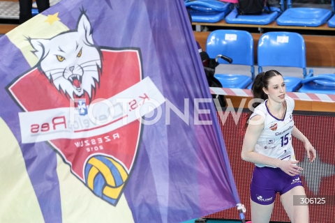  11.04.2026 RZESZOW <br />SIATKOWKA <br />TAURONLIGA LIGA SIATKOWKI KOBIET LSK 2025/2026 <br />CWIERCFINAL - MECZ NR 3<br />POLISH WOMEN VOLLEYBALL LEAGUE <br />MECZ KS DEVELOPRES RZESZOW - BKS BOSTIK ZGO BIELSKO BIALA<br />N/Z JUSTYNA JANKOWSKA <br /> 