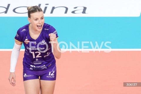  11.04.2026 RZESZOW <br />SIATKOWKA <br />TAURONLIGA LIGA SIATKOWKI KOBIET LSK 2025/2026 <br />CWIERCFINAL - MECZ NR 3<br />POLISH WOMEN VOLLEYBALL LEAGUE <br />MECZ KS DEVELOPRES RZESZOW - BKS BOSTIK ZGO BIELSKO BIALA<br />N/Z ALEKSANDRA SZCZYGLOWSKA SYLWETKA RADOSC EMOCJE <br /> 