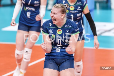  11.04.2026 RZESZOW <br />SIATKOWKA <br />TAURONLIGA LIGA SIATKOWKI KOBIET LSK 2025/2026 <br />CWIERCFINAL - MECZ NR 3<br />POLISH WOMEN VOLLEYBALL LEAGUE <br />MECZ KS DEVELOPRES RZESZOW - BKS BOSTIK ZGO BIELSKO BIALA<br />N/Z KERTU LAAK SYLWETKA RADOSC EMOCJE <br /> 