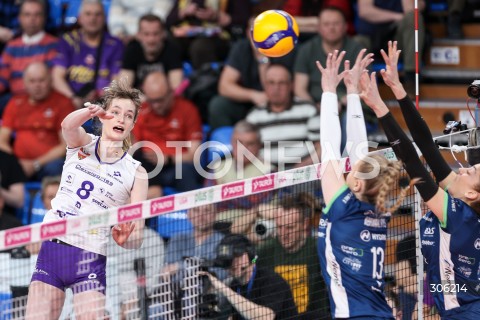  11.04.2026 RZESZOW <br />SIATKOWKA <br />TAURONLIGA LIGA SIATKOWKI KOBIET LSK 2025/2026 <br />CWIERCFINAL - MECZ NR 3<br />POLISH WOMEN VOLLEYBALL LEAGUE <br />MECZ KS DEVELOPRES RZESZOW - BKS BOSTIK ZGO BIELSKO BIALA<br />N/Z JULITA PIASECKA <br /> 