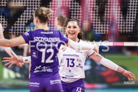 11.04.2026 RZESZOW <br />SIATKOWKA <br />TAURONLIGA LIGA SIATKOWKI KOBIET LSK 2025/2026 <br />CWIERCFINAL - MECZ NR 3<br />POLISH WOMEN VOLLEYBALL LEAGUE <br />MECZ KS DEVELOPRES RZESZOW - BKS BOSTIK ZGO BIELSKO BIALA<br />N/Z KARINA CHMIELEWSKA RADOSC EMOCJE <br /> 