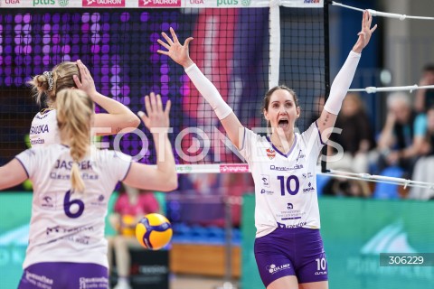  11.04.2026 RZESZOW <br />SIATKOWKA <br />TAURONLIGA LIGA SIATKOWKI KOBIET LSK 2025/2026 <br />CWIERCFINAL - MECZ NR 3<br />POLISH WOMEN VOLLEYBALL LEAGUE <br />MECZ KS DEVELOPRES RZESZOW - BKS BOSTIK ZGO BIELSKO BIALA<br />N/Z KATARZYNA WENERSKA RADOSC EMOCJE SYLWETKA <br /> 