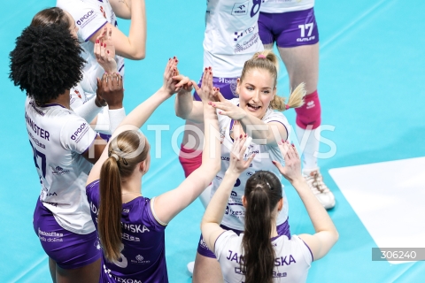  15.04.2026 RZESZOW <br />SIATKOWKA <br />TAURONLIGA LIGA SIATKOWKI KOBIET LSK 2025/2026 <br />FINAL - MECZ NR 1<br />POLISH WOMEN VOLLEYBALL LEAGUE <br />MECZ KS DEVELOPRES RZESZOW - PGE BUDOWLANI LODZ<br />N/Z MARRIT JASPER RADOSC EMOCJE <br /> 