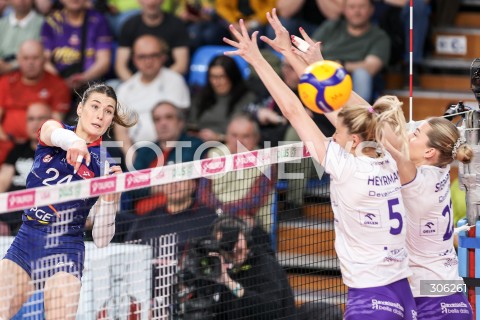  15.04.2026 RZESZOW <br />SIATKOWKA <br />TAURONLIGA LIGA SIATKOWKI KOBIET LSK 2025/2026 <br />FINAL - MECZ NR 1<br />POLISH WOMEN VOLLEYBALL LEAGUE <br />MECZ KS DEVELOPRES RZESZOW - PGE BUDOWLANI LODZ<br />N/Z PAULINA DAMASKE <br /> 