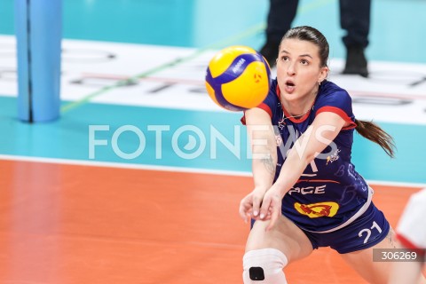  15.04.2026 RZESZOW <br />SIATKOWKA <br />TAURONLIGA LIGA SIATKOWKI KOBIET LSK 2025/2026 <br />FINAL - MECZ NR 1<br />POLISH WOMEN VOLLEYBALL LEAGUE <br />MECZ KS DEVELOPRES RZESZOW - PGE BUDOWLANI LODZ<br />N/Z ALICJA GRABKA SYLWETKA <br /> 