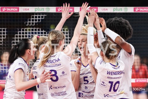  15.04.2026 RZESZOW <br />SIATKOWKA <br />TAURONLIGA LIGA SIATKOWKI KOBIET LSK 2025/2026 <br />FINAL - MECZ NR 1<br />POLISH WOMEN VOLLEYBALL LEAGUE <br />MECZ KS DEVELOPRES RZESZOW - PGE BUDOWLANI LODZ<br />N/Z LAURA HEYRMAN RADOSC EMOCJE <br /> 