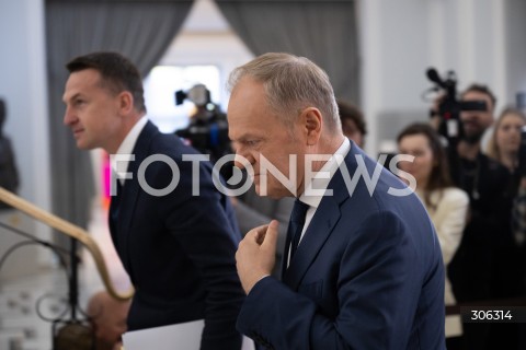  17.04.2026 WARSZAWA<br />POSIEDZENIE SEJMU RP<br />N/Z PREMIER DONALD TUSK<br />FOT. MARCIN BANASZKIEWICZ/FOTONEWS  