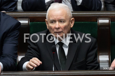  17.04.2026 WARSZAWA<br />POSIEDZENIE SEJMU RP<br />N/Z JAROSLAW KACZYNSKI<br />FOT. MARCIN BANASZKIEWICZ/FOTONEWS  