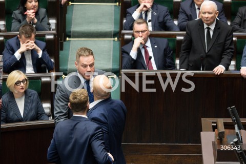  17.04.2026 WARSZAWA<br />POSIEDZENIE SEJMU RP<br />N/Z MICHAL WOS JAKUB RUTNICKI JANUSZ CIESZYNSKI JAROSLAW KACZYNSKI<br />FOT. MARCIN BANASZKIEWICZ/FOTONEWS  
