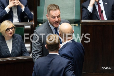  17.04.2026 WARSZAWA<br />POSIEDZENIE SEJMU RP<br />N/Z MICHAL WOS JAKUB RUTNICKI JANUSZ CIESZYNSKI<br />FOT. MARCIN BANASZKIEWICZ/FOTONEWS  