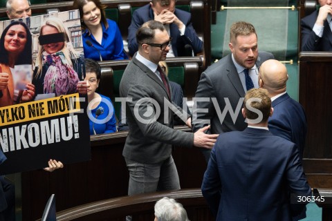  17.04.2026 WARSZAWA<br />POSIEDZENIE SEJMU RP<br />N/Z LUKASZ MEJZA MICHAL WOS JAKUB RUTNICKI JANUSZ CIESZYNSKI<br />FOT. MARCIN BANASZKIEWICZ/FOTONEWS  
