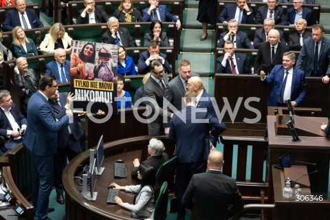 Posiedzenie Sejmu w Warszawie