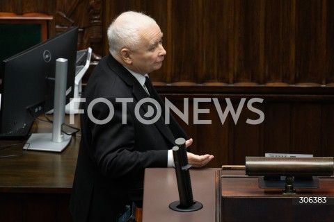  17.04.2026 WARSZAWA<br />POSIEDZENIE SEJMU RP<br />N/Z JAROSLAW KACZYNSKI<br />FOT. MARCIN BANASZKIEWICZ/FOTONEWS  