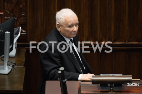  17.04.2026 WARSZAWA<br />POSIEDZENIE SEJMU RP<br />N/Z JAROSLAW KACZYNSKI<br />FOT. MARCIN BANASZKIEWICZ/FOTONEWS  
