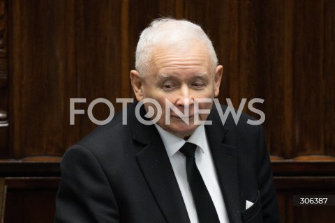  17.04.2026 WARSZAWA<br />POSIEDZENIE SEJMU RP<br />N/Z JAROSLAW KACZYNSKI<br />FOT. MARCIN BANASZKIEWICZ/FOTONEWS  