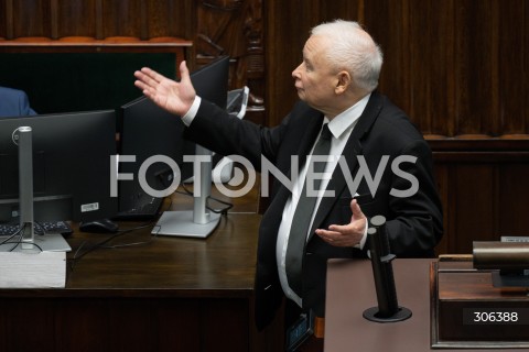  17.04.2026 WARSZAWA<br />POSIEDZENIE SEJMU RP<br />N/Z JAROSLAW KACZYNSKI<br />FOT. MARCIN BANASZKIEWICZ/FOTONEWS  