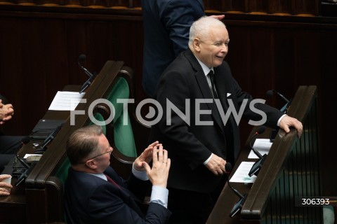  17.04.2026 WARSZAWA<br />POSIEDZENIE SEJMU RP<br />N/Z PRZEMYSLAW CZARNEK JAROSLAW KACZYNSKI<br />FOT. MARCIN BANASZKIEWICZ/FOTONEWS  