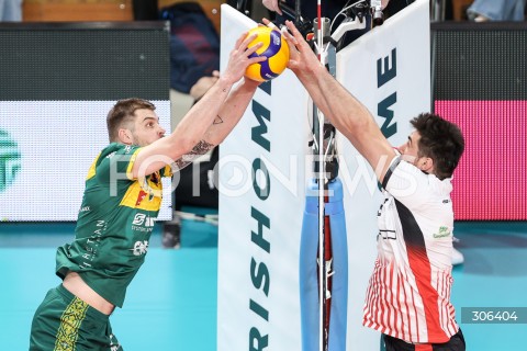  18.04.2026 RZESZOW<br />SIATKOWKA MEZCZYZN<br />PLUSLIGA SEZON 2025/2026<br />POLFINAL - 2. MECZ ( SEMIFINAL ) <br />PLUS LIGA POLISH MEN VOLLEYBALL LEAGUE<br />MECZ ASSECO RESOVIA RZESZOW  - ALURON CMC WARTA ZAWIERCIE <br />N/Z BARTOSZ KWOLEK KAROL BUTRYN <br /> 